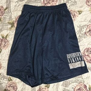 Dark Blue School Shorts